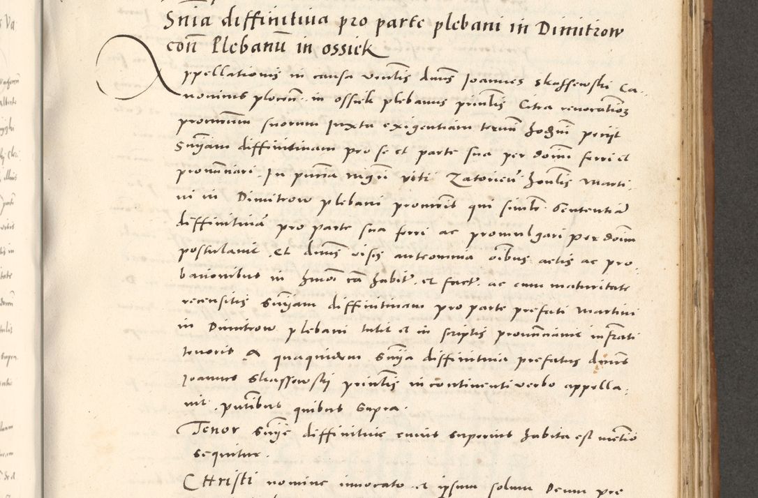 Zdjęcie nr 682 dla obiektu archiwalnego: Acta actorum, sententiarum tam diffinitivarum quam interloquutoriarum, decretorum, obligationum, quietationum et constitutionum procuratorum coram reverendo domino Andrea Przeczlauski scholastico vicarioque in spiritualibus generali Cracoviensi, ad annum Domini millesimum quingentesimum sexagesimum primum, cuius inditio quarta, pontidicatus Pii quarti, annus secundus, poeliciter sequuntur
