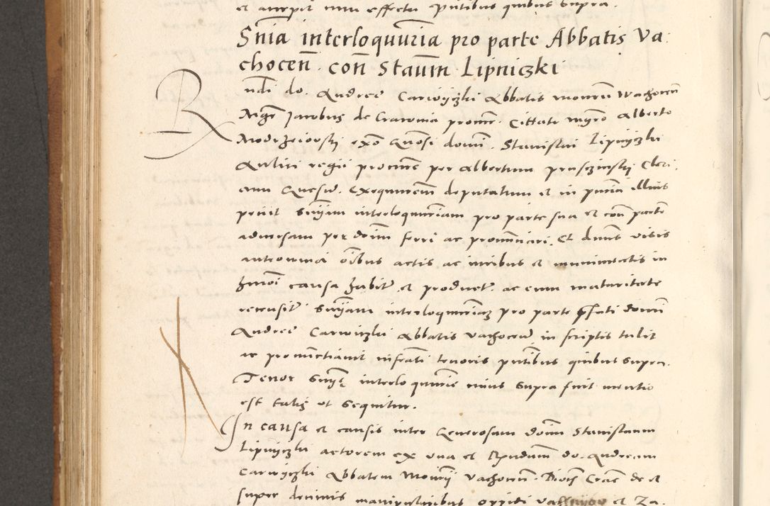 Zdjęcie nr 681 dla obiektu archiwalnego: Acta actorum, sententiarum tam diffinitivarum quam interloquutoriarum, decretorum, obligationum, quietationum et constitutionum procuratorum coram reverendo domino Andrea Przeczlauski scholastico vicarioque in spiritualibus generali Cracoviensi, ad annum Domini millesimum quingentesimum sexagesimum primum, cuius inditio quarta, pontidicatus Pii quarti, annus secundus, poeliciter sequuntur