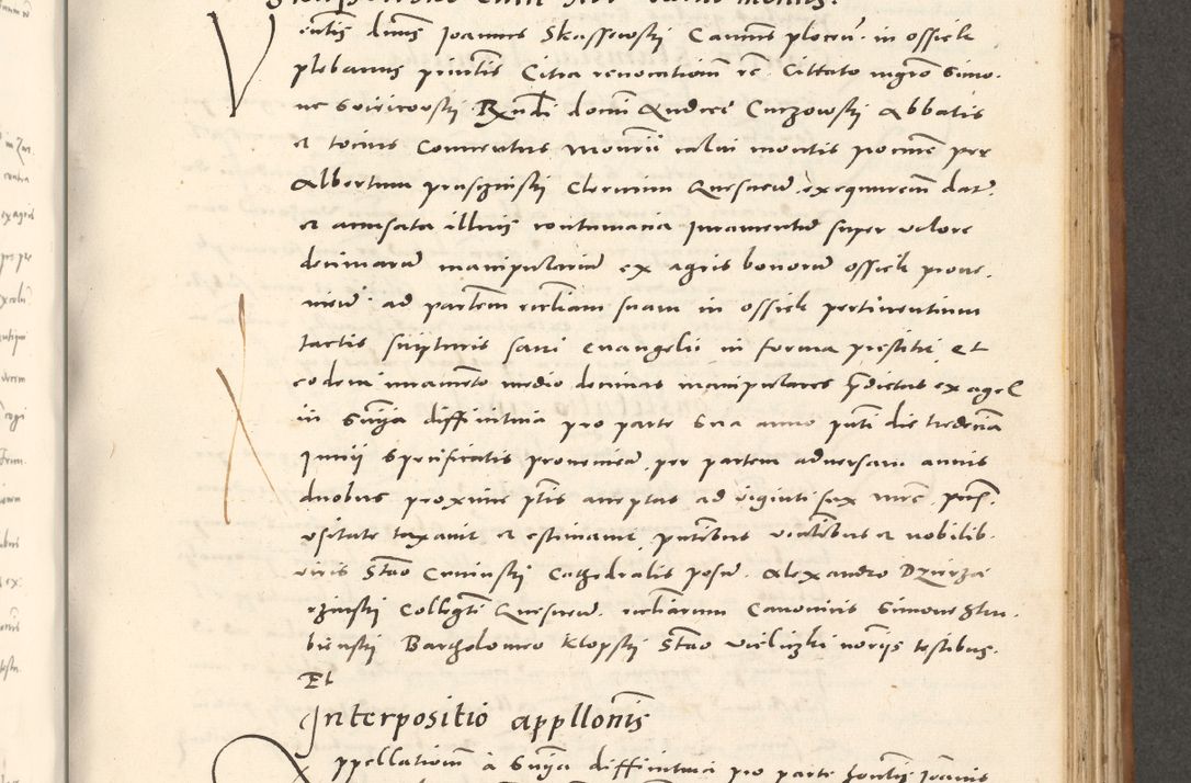 Zdjęcie nr 674 dla obiektu archiwalnego: Acta actorum, sententiarum tam diffinitivarum quam interloquutoriarum, decretorum, obligationum, quietationum et constitutionum procuratorum coram reverendo domino Andrea Przeczlauski scholastico vicarioque in spiritualibus generali Cracoviensi, ad annum Domini millesimum quingentesimum sexagesimum primum, cuius inditio quarta, pontidicatus Pii quarti, annus secundus, poeliciter sequuntur