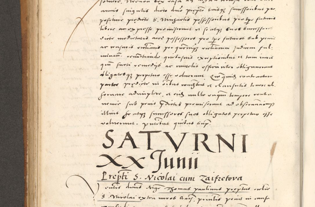Zdjęcie nr 663 dla obiektu archiwalnego: Acta actorum, sententiarum tam diffinitivarum quam interloquutoriarum, decretorum, obligationum, quietationum et constitutionum procuratorum coram reverendo domino Andrea Przeczlauski scholastico vicarioque in spiritualibus generali Cracoviensi, ad annum Domini millesimum quingentesimum sexagesimum primum, cuius inditio quarta, pontidicatus Pii quarti, annus secundus, poeliciter sequuntur