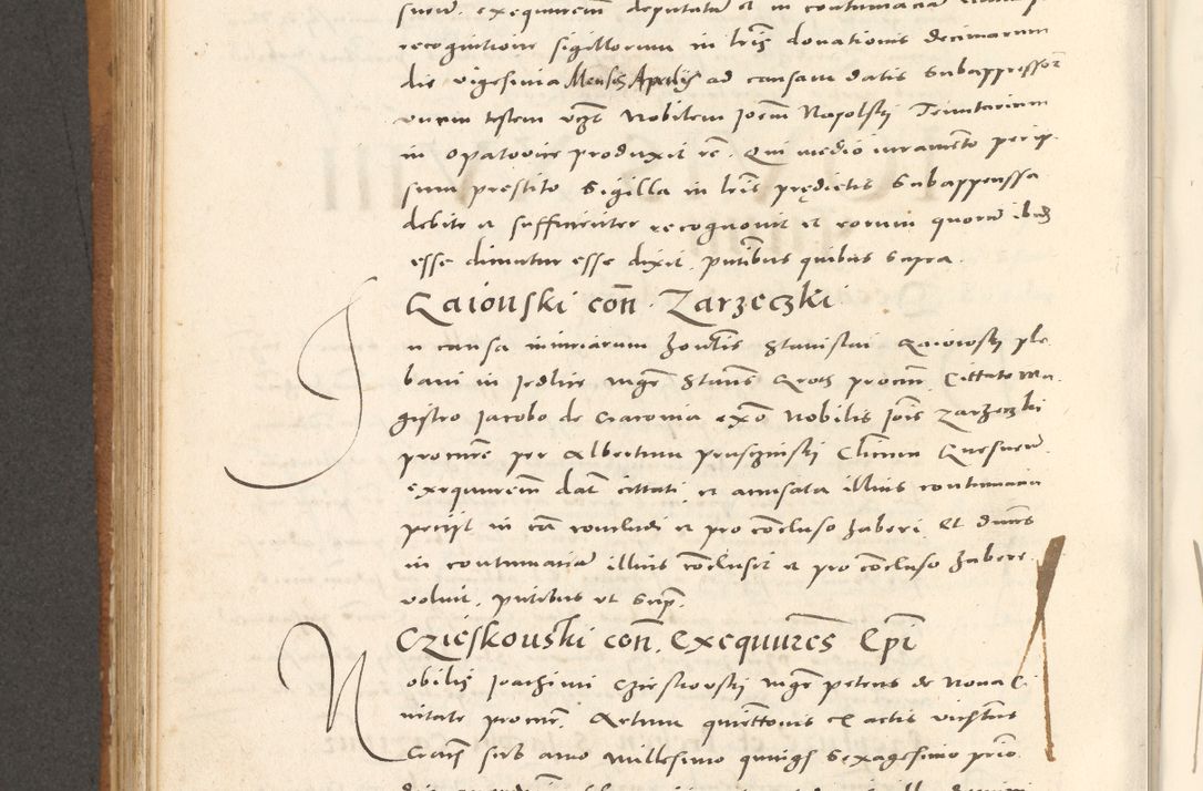 Zdjęcie nr 661 dla obiektu archiwalnego: Acta actorum, sententiarum tam diffinitivarum quam interloquutoriarum, decretorum, obligationum, quietationum et constitutionum procuratorum coram reverendo domino Andrea Przeczlauski scholastico vicarioque in spiritualibus generali Cracoviensi, ad annum Domini millesimum quingentesimum sexagesimum primum, cuius inditio quarta, pontidicatus Pii quarti, annus secundus, poeliciter sequuntur