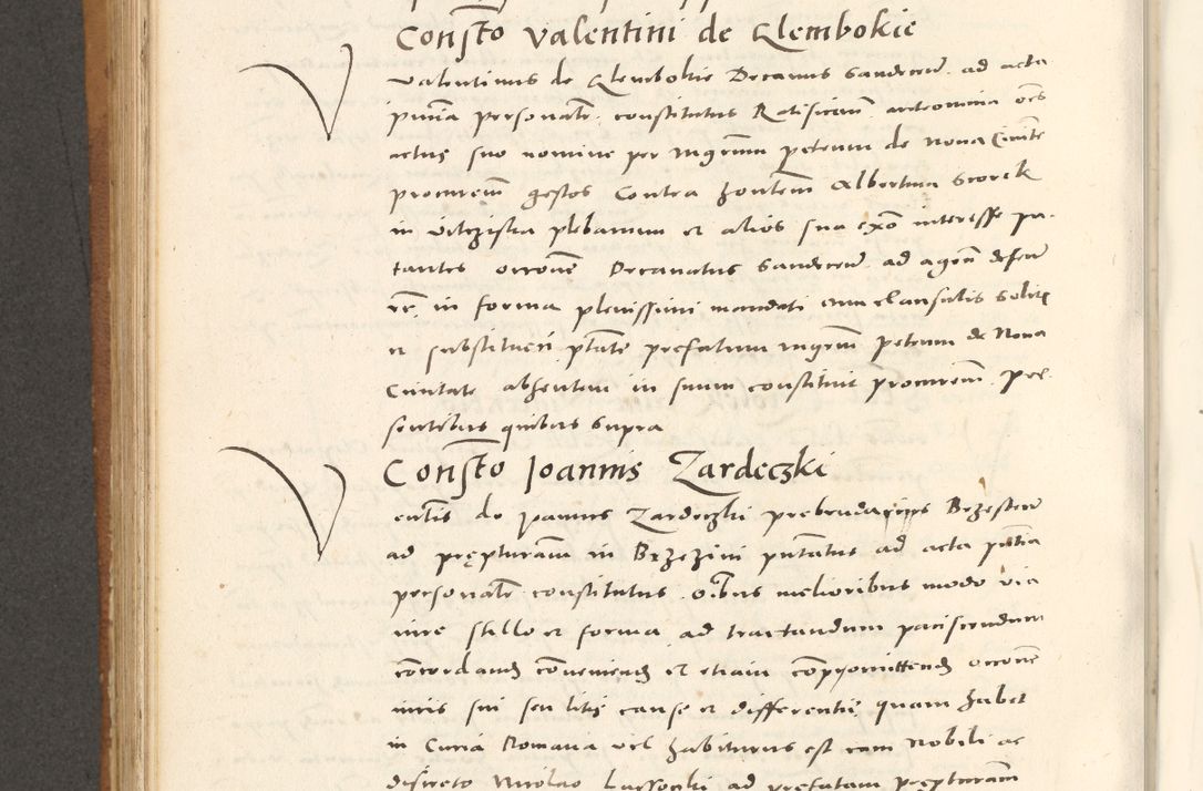 Zdjęcie nr 659 dla obiektu archiwalnego: Acta actorum, sententiarum tam diffinitivarum quam interloquutoriarum, decretorum, obligationum, quietationum et constitutionum procuratorum coram reverendo domino Andrea Przeczlauski scholastico vicarioque in spiritualibus generali Cracoviensi, ad annum Domini millesimum quingentesimum sexagesimum primum, cuius inditio quarta, pontidicatus Pii quarti, annus secundus, poeliciter sequuntur