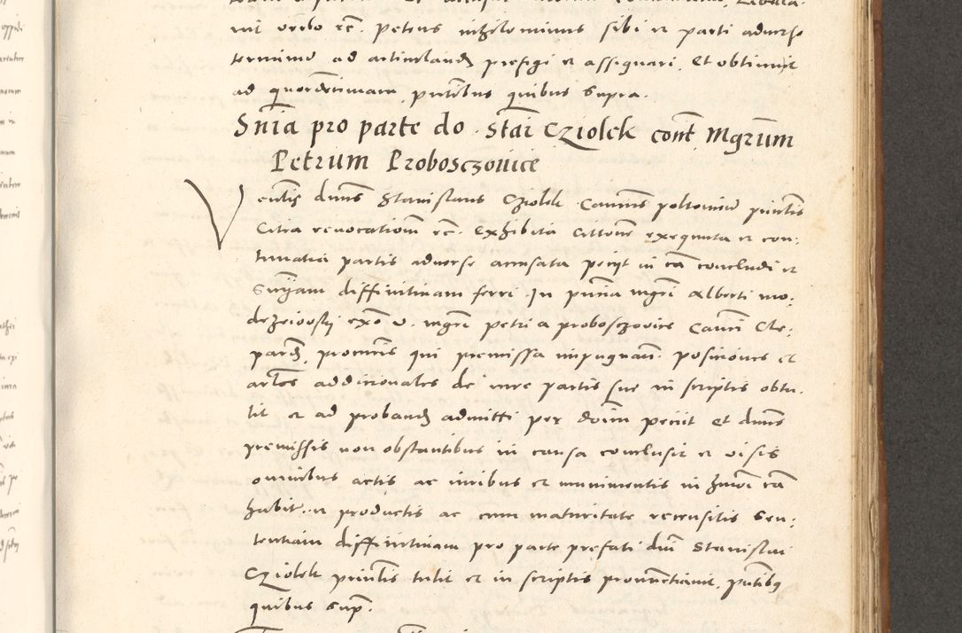 Zdjęcie nr 656 dla obiektu archiwalnego: Acta actorum, sententiarum tam diffinitivarum quam interloquutoriarum, decretorum, obligationum, quietationum et constitutionum procuratorum coram reverendo domino Andrea Przeczlauski scholastico vicarioque in spiritualibus generali Cracoviensi, ad annum Domini millesimum quingentesimum sexagesimum primum, cuius inditio quarta, pontidicatus Pii quarti, annus secundus, poeliciter sequuntur