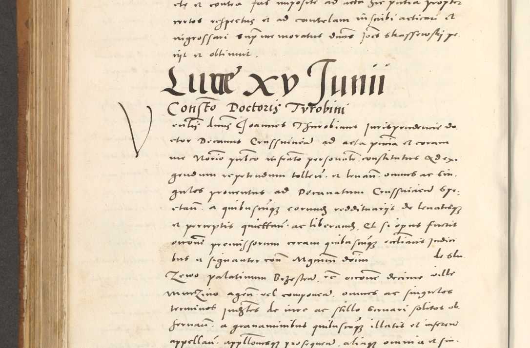 Zdjęcie nr 653 dla obiektu archiwalnego: Acta actorum, sententiarum tam diffinitivarum quam interloquutoriarum, decretorum, obligationum, quietationum et constitutionum procuratorum coram reverendo domino Andrea Przeczlauski scholastico vicarioque in spiritualibus generali Cracoviensi, ad annum Domini millesimum quingentesimum sexagesimum primum, cuius inditio quarta, pontidicatus Pii quarti, annus secundus, poeliciter sequuntur