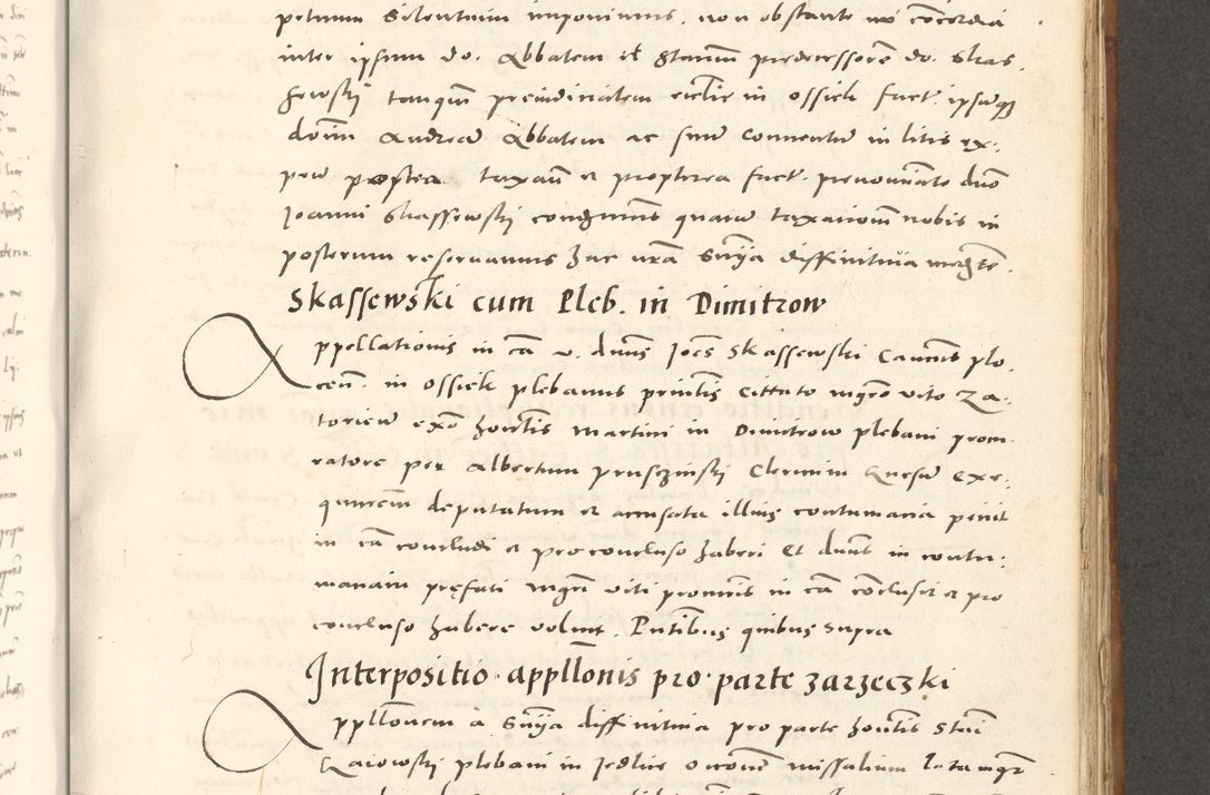 Zdjęcie nr 646 dla obiektu archiwalnego: Acta actorum, sententiarum tam diffinitivarum quam interloquutoriarum, decretorum, obligationum, quietationum et constitutionum procuratorum coram reverendo domino Andrea Przeczlauski scholastico vicarioque in spiritualibus generali Cracoviensi, ad annum Domini millesimum quingentesimum sexagesimum primum, cuius inditio quarta, pontidicatus Pii quarti, annus secundus, poeliciter sequuntur