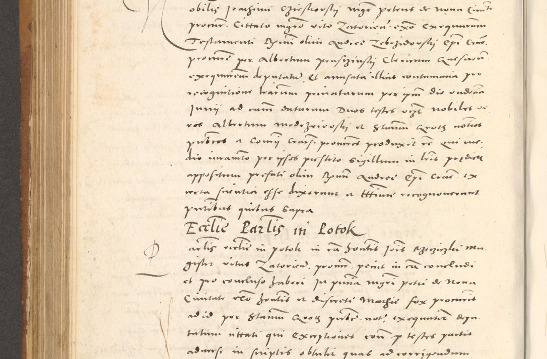 Zdjęcie nr 643 dla obiektu archiwalnego: Acta actorum, sententiarum tam diffinitivarum quam interloquutoriarum, decretorum, obligationum, quietationum et constitutionum procuratorum coram reverendo domino Andrea Przeczlauski scholastico vicarioque in spiritualibus generali Cracoviensi, ad annum Domini millesimum quingentesimum sexagesimum primum, cuius inditio quarta, pontidicatus Pii quarti, annus secundus, poeliciter sequuntur