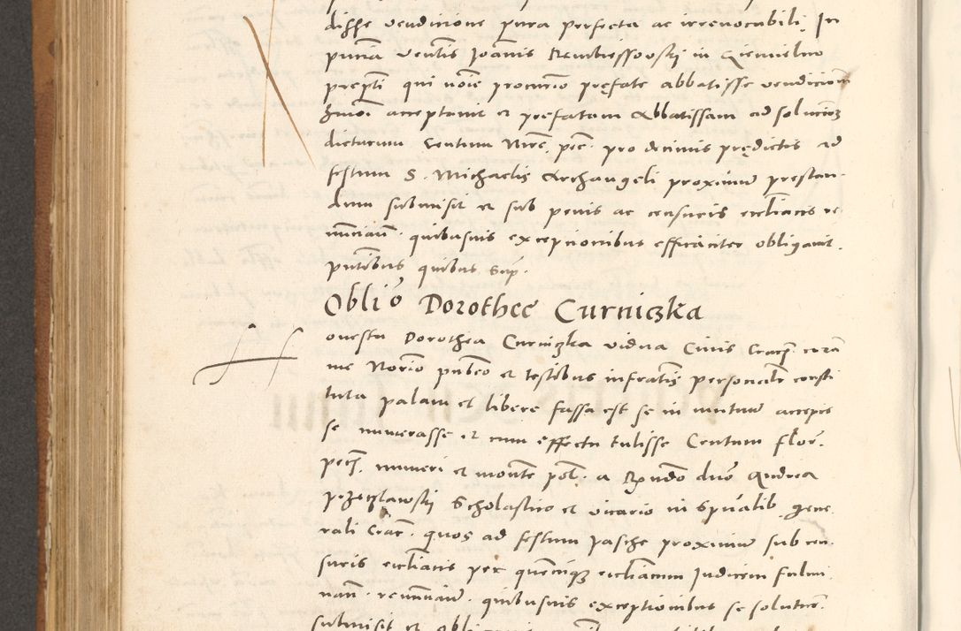 Zdjęcie nr 639 dla obiektu archiwalnego: Acta actorum, sententiarum tam diffinitivarum quam interloquutoriarum, decretorum, obligationum, quietationum et constitutionum procuratorum coram reverendo domino Andrea Przeczlauski scholastico vicarioque in spiritualibus generali Cracoviensi, ad annum Domini millesimum quingentesimum sexagesimum primum, cuius inditio quarta, pontidicatus Pii quarti, annus secundus, poeliciter sequuntur
