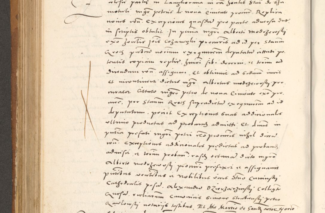 Zdjęcie nr 641 dla obiektu archiwalnego: Acta actorum, sententiarum tam diffinitivarum quam interloquutoriarum, decretorum, obligationum, quietationum et constitutionum procuratorum coram reverendo domino Andrea Przeczlauski scholastico vicarioque in spiritualibus generali Cracoviensi, ad annum Domini millesimum quingentesimum sexagesimum primum, cuius inditio quarta, pontidicatus Pii quarti, annus secundus, poeliciter sequuntur