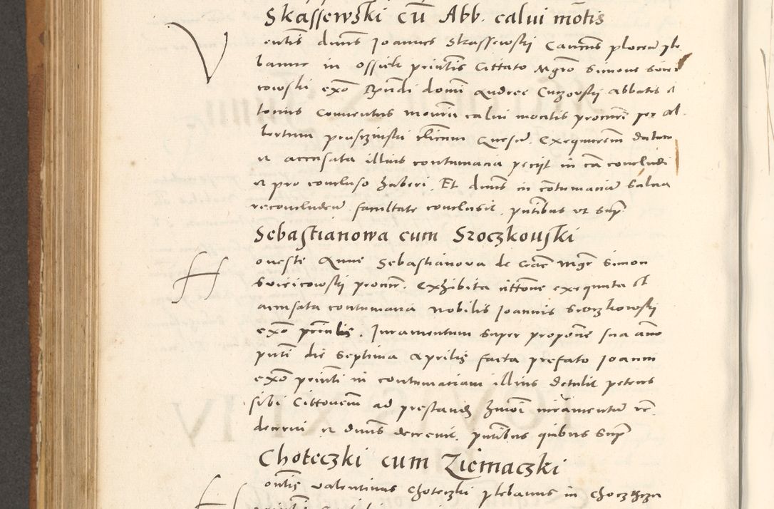 Zdjęcie nr 637 dla obiektu archiwalnego: Acta actorum, sententiarum tam diffinitivarum quam interloquutoriarum, decretorum, obligationum, quietationum et constitutionum procuratorum coram reverendo domino Andrea Przeczlauski scholastico vicarioque in spiritualibus generali Cracoviensi, ad annum Domini millesimum quingentesimum sexagesimum primum, cuius inditio quarta, pontidicatus Pii quarti, annus secundus, poeliciter sequuntur