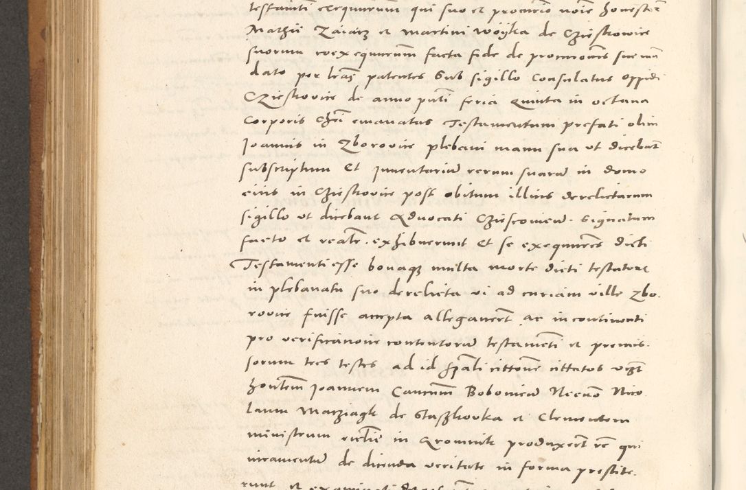 Zdjęcie nr 629 dla obiektu archiwalnego: Acta actorum, sententiarum tam diffinitivarum quam interloquutoriarum, decretorum, obligationum, quietationum et constitutionum procuratorum coram reverendo domino Andrea Przeczlauski scholastico vicarioque in spiritualibus generali Cracoviensi, ad annum Domini millesimum quingentesimum sexagesimum primum, cuius inditio quarta, pontidicatus Pii quarti, annus secundus, poeliciter sequuntur