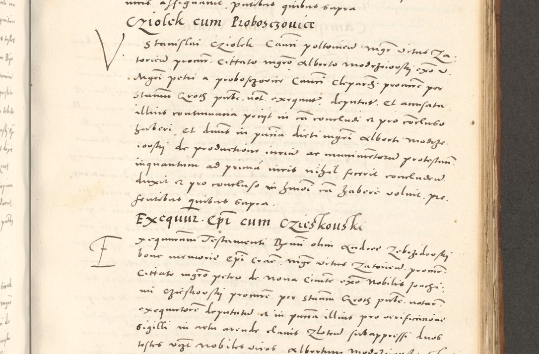 Zdjęcie nr 626 dla obiektu archiwalnego: Acta actorum, sententiarum tam diffinitivarum quam interloquutoriarum, decretorum, obligationum, quietationum et constitutionum procuratorum coram reverendo domino Andrea Przeczlauski scholastico vicarioque in spiritualibus generali Cracoviensi, ad annum Domini millesimum quingentesimum sexagesimum primum, cuius inditio quarta, pontidicatus Pii quarti, annus secundus, poeliciter sequuntur