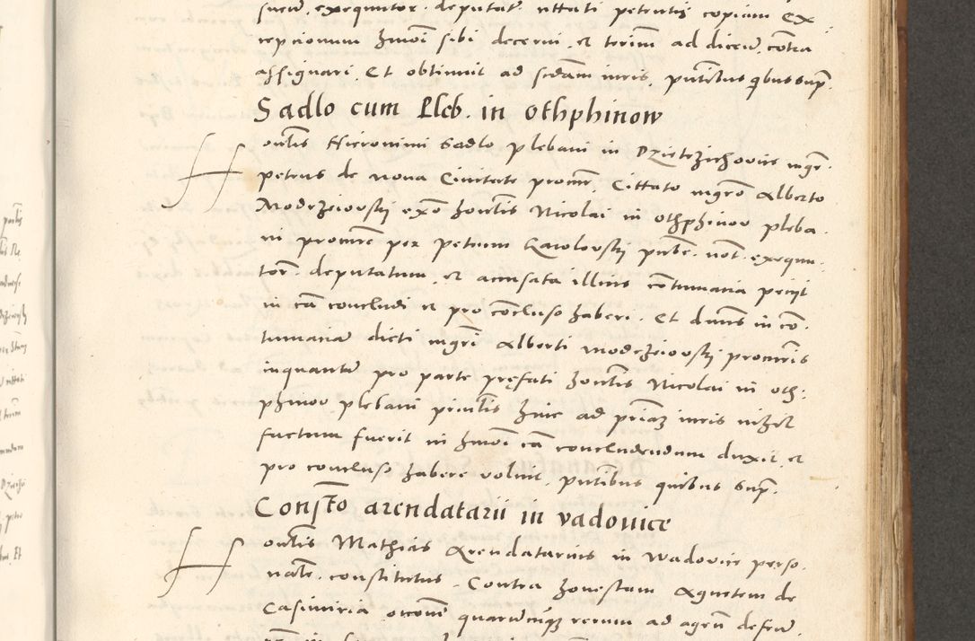 Zdjęcie nr 624 dla obiektu archiwalnego: Acta actorum, sententiarum tam diffinitivarum quam interloquutoriarum, decretorum, obligationum, quietationum et constitutionum procuratorum coram reverendo domino Andrea Przeczlauski scholastico vicarioque in spiritualibus generali Cracoviensi, ad annum Domini millesimum quingentesimum sexagesimum primum, cuius inditio quarta, pontidicatus Pii quarti, annus secundus, poeliciter sequuntur