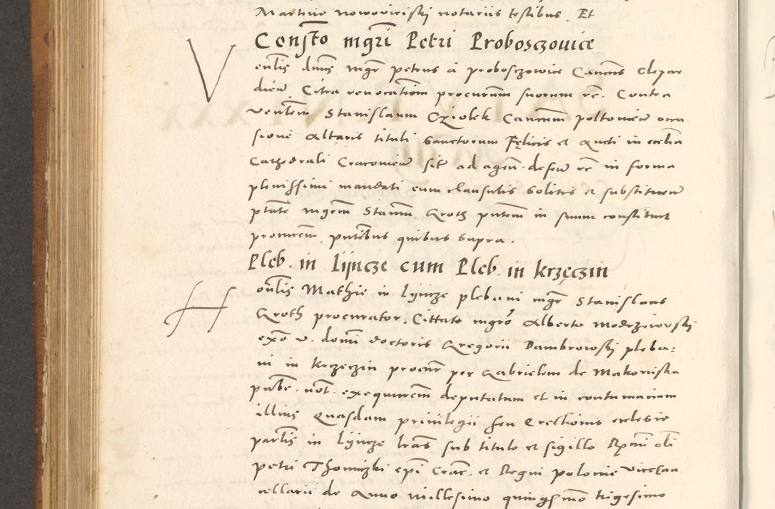 Zdjęcie nr 617 dla obiektu archiwalnego: Acta actorum, sententiarum tam diffinitivarum quam interloquutoriarum, decretorum, obligationum, quietationum et constitutionum procuratorum coram reverendo domino Andrea Przeczlauski scholastico vicarioque in spiritualibus generali Cracoviensi, ad annum Domini millesimum quingentesimum sexagesimum primum, cuius inditio quarta, pontidicatus Pii quarti, annus secundus, poeliciter sequuntur