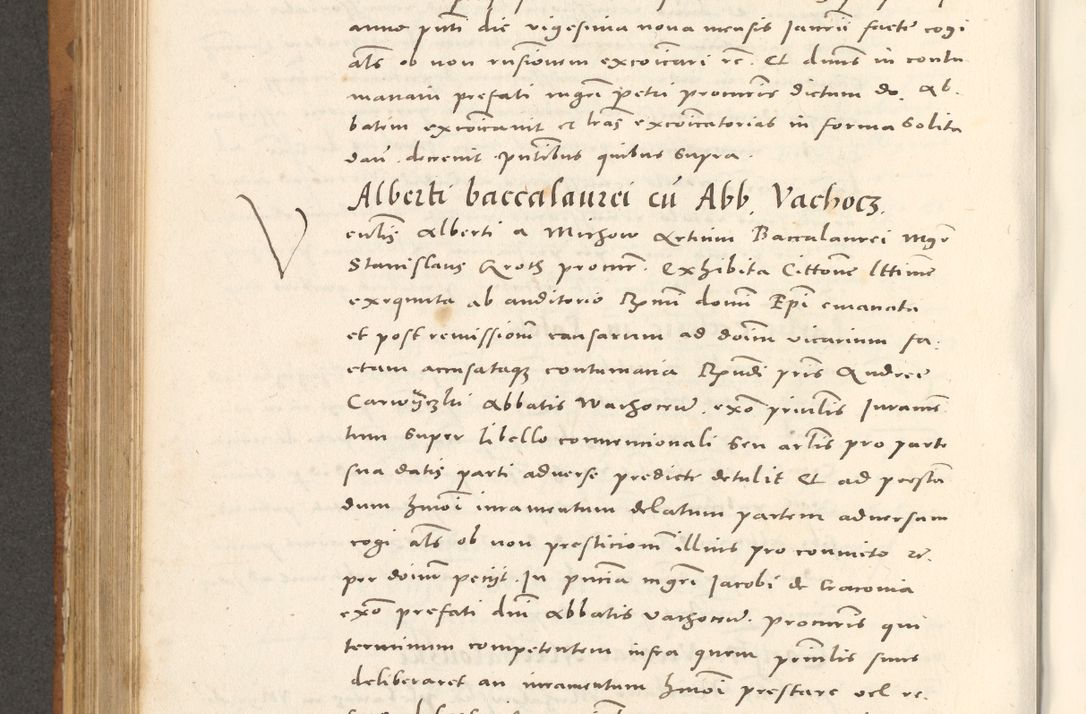 Zdjęcie nr 613 dla obiektu archiwalnego: Acta actorum, sententiarum tam diffinitivarum quam interloquutoriarum, decretorum, obligationum, quietationum et constitutionum procuratorum coram reverendo domino Andrea Przeczlauski scholastico vicarioque in spiritualibus generali Cracoviensi, ad annum Domini millesimum quingentesimum sexagesimum primum, cuius inditio quarta, pontidicatus Pii quarti, annus secundus, poeliciter sequuntur