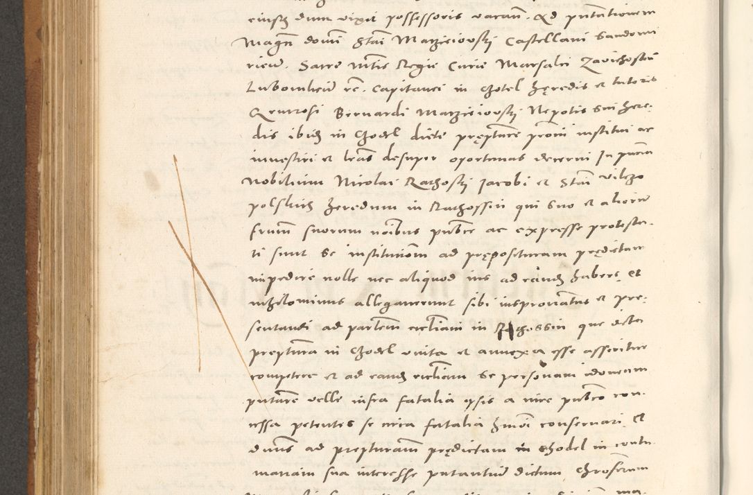 Zdjęcie nr 605 dla obiektu archiwalnego: Acta actorum, sententiarum tam diffinitivarum quam interloquutoriarum, decretorum, obligationum, quietationum et constitutionum procuratorum coram reverendo domino Andrea Przeczlauski scholastico vicarioque in spiritualibus generali Cracoviensi, ad annum Domini millesimum quingentesimum sexagesimum primum, cuius inditio quarta, pontidicatus Pii quarti, annus secundus, poeliciter sequuntur
