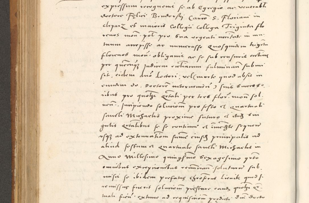 Zdjęcie nr 603 dla obiektu archiwalnego: Acta actorum, sententiarum tam diffinitivarum quam interloquutoriarum, decretorum, obligationum, quietationum et constitutionum procuratorum coram reverendo domino Andrea Przeczlauski scholastico vicarioque in spiritualibus generali Cracoviensi, ad annum Domini millesimum quingentesimum sexagesimum primum, cuius inditio quarta, pontidicatus Pii quarti, annus secundus, poeliciter sequuntur