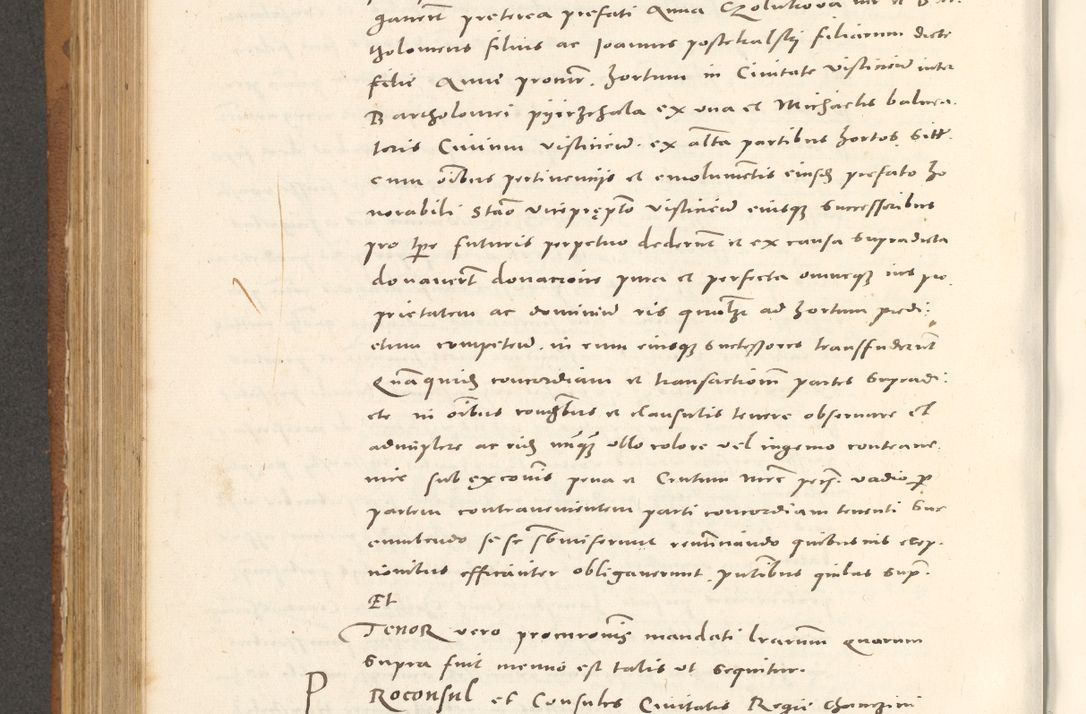 Zdjęcie nr 593 dla obiektu archiwalnego: Acta actorum, sententiarum tam diffinitivarum quam interloquutoriarum, decretorum, obligationum, quietationum et constitutionum procuratorum coram reverendo domino Andrea Przeczlauski scholastico vicarioque in spiritualibus generali Cracoviensi, ad annum Domini millesimum quingentesimum sexagesimum primum, cuius inditio quarta, pontidicatus Pii quarti, annus secundus, poeliciter sequuntur