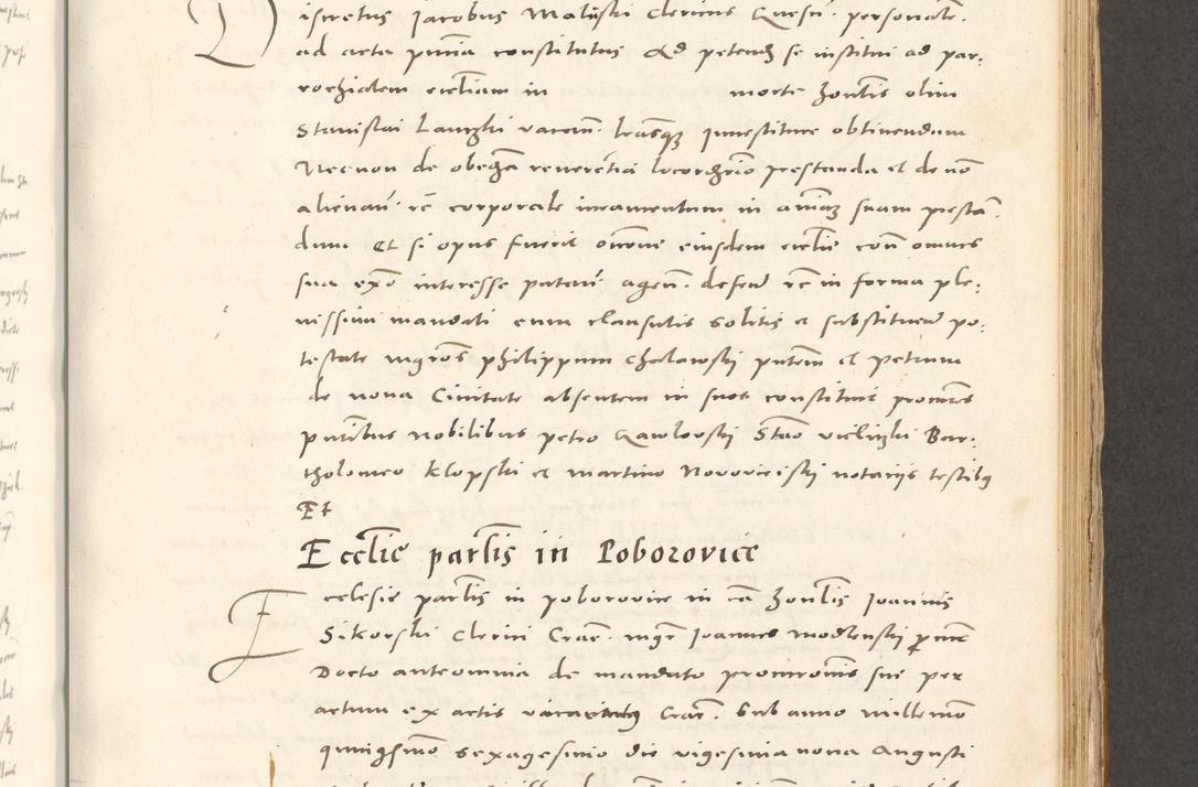 Zdjęcie nr 578 dla obiektu archiwalnego: Acta actorum, sententiarum tam diffinitivarum quam interloquutoriarum, decretorum, obligationum, quietationum et constitutionum procuratorum coram reverendo domino Andrea Przeczlauski scholastico vicarioque in spiritualibus generali Cracoviensi, ad annum Domini millesimum quingentesimum sexagesimum primum, cuius inditio quarta, pontidicatus Pii quarti, annus secundus, poeliciter sequuntur