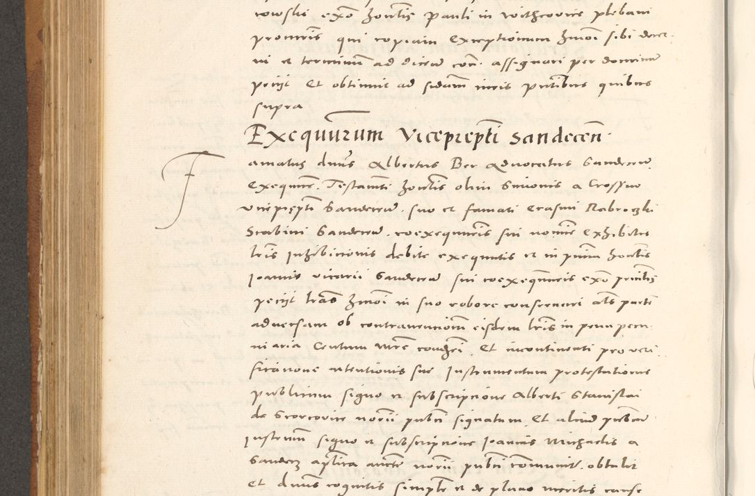 Zdjęcie nr 575 dla obiektu archiwalnego: Acta actorum, sententiarum tam diffinitivarum quam interloquutoriarum, decretorum, obligationum, quietationum et constitutionum procuratorum coram reverendo domino Andrea Przeczlauski scholastico vicarioque in spiritualibus generali Cracoviensi, ad annum Domini millesimum quingentesimum sexagesimum primum, cuius inditio quarta, pontidicatus Pii quarti, annus secundus, poeliciter sequuntur