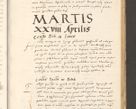 Zdjęcie nr 572 dla obiektu archiwalnego: Acta actorum, sententiarum tam diffinitivarum quam interloquutoriarum, decretorum, obligationum, quietationum et constitutionum procuratorum coram reverendo domino Andrea Przeczlauski scholastico vicarioque in spiritualibus generali Cracoviensi, ad annum Domini millesimum quingentesimum sexagesimum primum, cuius inditio quarta, pontidicatus Pii quarti, annus secundus, poeliciter sequuntur