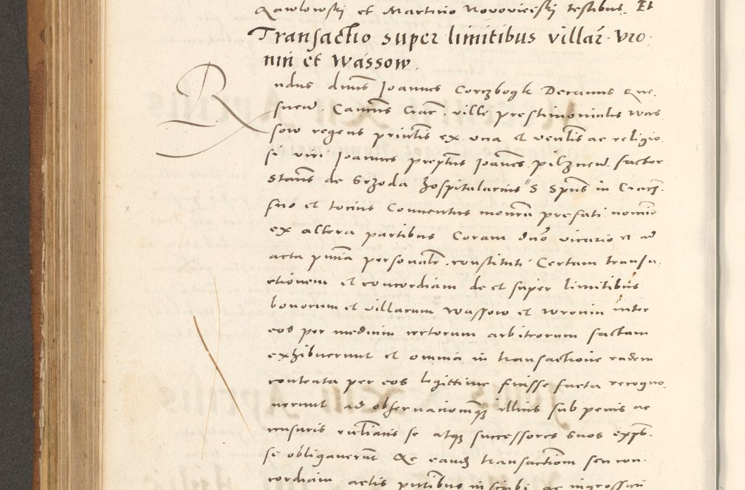 Zdjęcie nr 569 dla obiektu archiwalnego: Acta actorum, sententiarum tam diffinitivarum quam interloquutoriarum, decretorum, obligationum, quietationum et constitutionum procuratorum coram reverendo domino Andrea Przeczlauski scholastico vicarioque in spiritualibus generali Cracoviensi, ad annum Domini millesimum quingentesimum sexagesimum primum, cuius inditio quarta, pontidicatus Pii quarti, annus secundus, poeliciter sequuntur