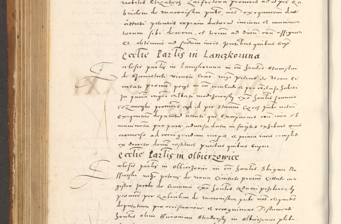 Zdjęcie nr 565 dla obiektu archiwalnego: Acta actorum, sententiarum tam diffinitivarum quam interloquutoriarum, decretorum, obligationum, quietationum et constitutionum procuratorum coram reverendo domino Andrea Przeczlauski scholastico vicarioque in spiritualibus generali Cracoviensi, ad annum Domini millesimum quingentesimum sexagesimum primum, cuius inditio quarta, pontidicatus Pii quarti, annus secundus, poeliciter sequuntur
