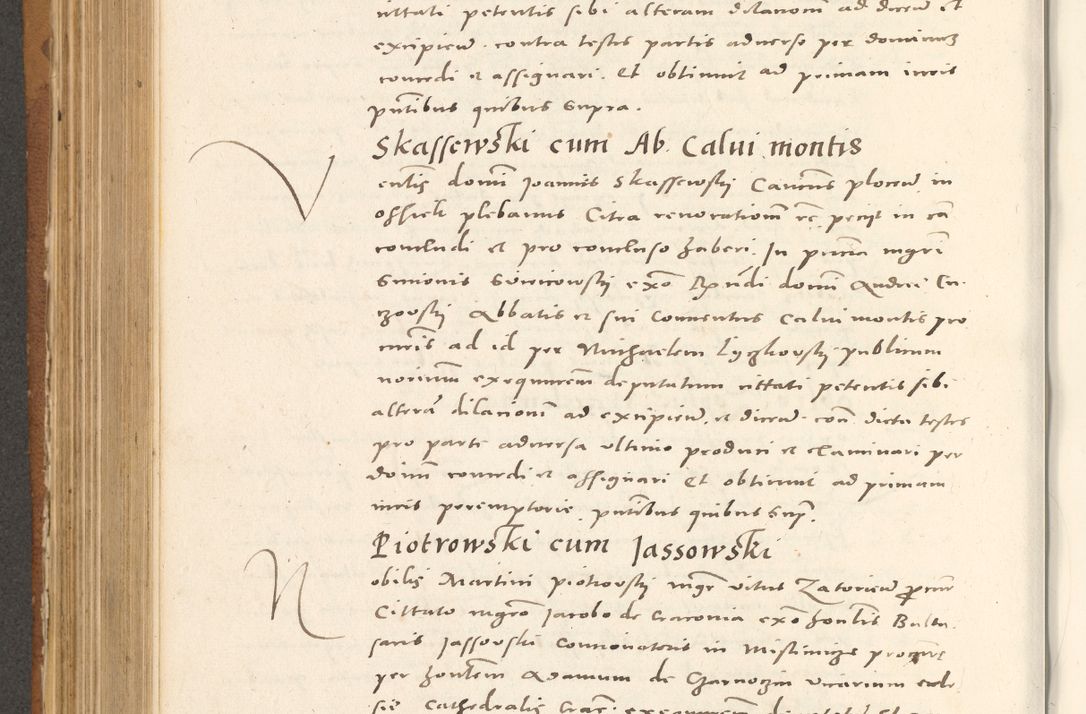 Zdjęcie nr 561 dla obiektu archiwalnego: Acta actorum, sententiarum tam diffinitivarum quam interloquutoriarum, decretorum, obligationum, quietationum et constitutionum procuratorum coram reverendo domino Andrea Przeczlauski scholastico vicarioque in spiritualibus generali Cracoviensi, ad annum Domini millesimum quingentesimum sexagesimum primum, cuius inditio quarta, pontidicatus Pii quarti, annus secundus, poeliciter sequuntur