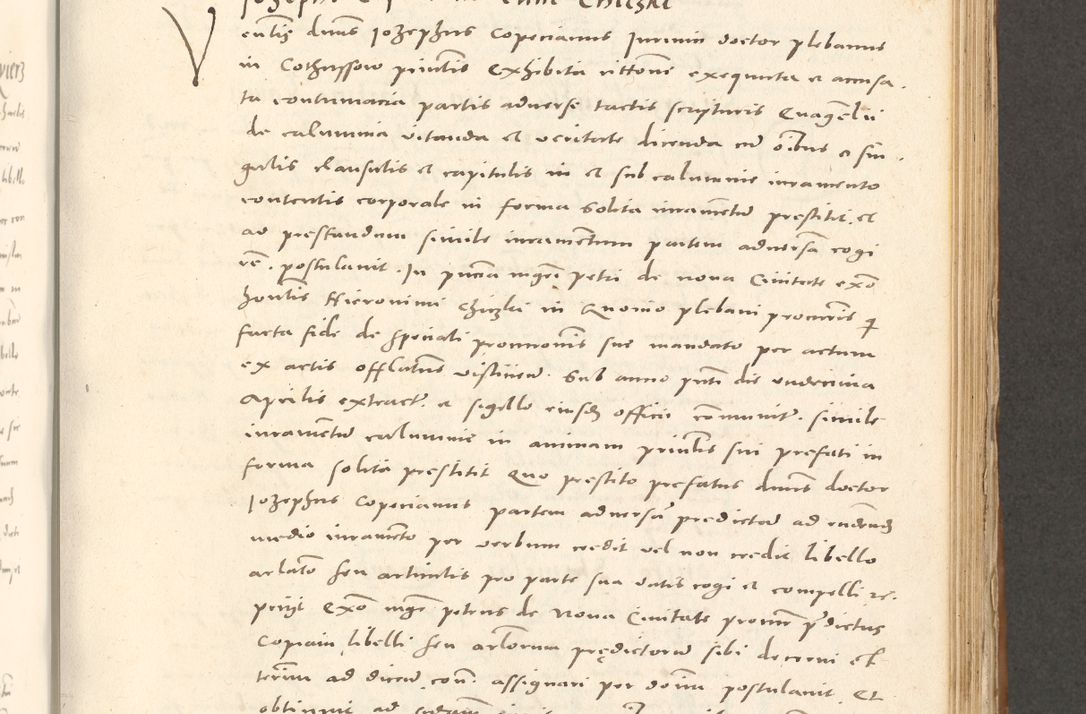 Zdjęcie nr 556 dla obiektu archiwalnego: Acta actorum, sententiarum tam diffinitivarum quam interloquutoriarum, decretorum, obligationum, quietationum et constitutionum procuratorum coram reverendo domino Andrea Przeczlauski scholastico vicarioque in spiritualibus generali Cracoviensi, ad annum Domini millesimum quingentesimum sexagesimum primum, cuius inditio quarta, pontidicatus Pii quarti, annus secundus, poeliciter sequuntur