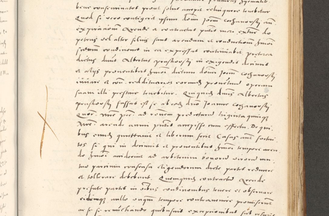 Zdjęcie nr 550 dla obiektu archiwalnego: Acta actorum, sententiarum tam diffinitivarum quam interloquutoriarum, decretorum, obligationum, quietationum et constitutionum procuratorum coram reverendo domino Andrea Przeczlauski scholastico vicarioque in spiritualibus generali Cracoviensi, ad annum Domini millesimum quingentesimum sexagesimum primum, cuius inditio quarta, pontidicatus Pii quarti, annus secundus, poeliciter sequuntur