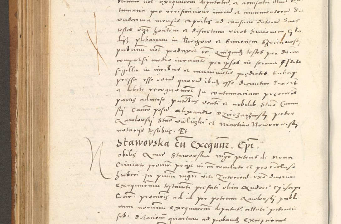 Zdjęcie nr 551 dla obiektu archiwalnego: Acta actorum, sententiarum tam diffinitivarum quam interloquutoriarum, decretorum, obligationum, quietationum et constitutionum procuratorum coram reverendo domino Andrea Przeczlauski scholastico vicarioque in spiritualibus generali Cracoviensi, ad annum Domini millesimum quingentesimum sexagesimum primum, cuius inditio quarta, pontidicatus Pii quarti, annus secundus, poeliciter sequuntur
