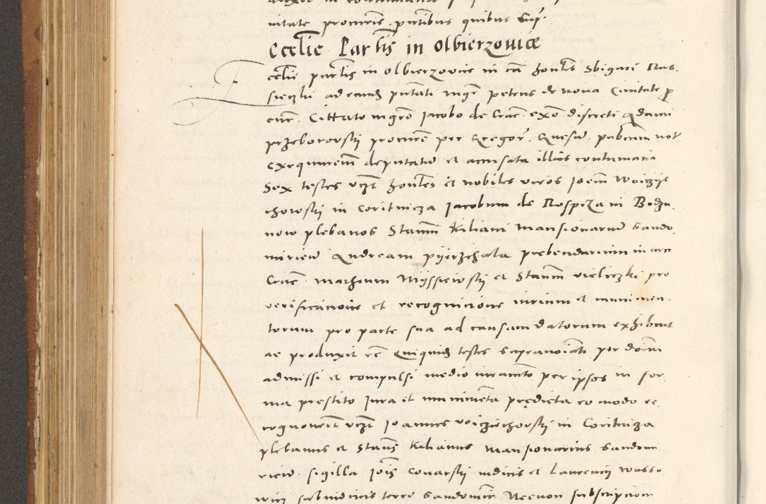 Zdjęcie nr 543 dla obiektu archiwalnego: Acta actorum, sententiarum tam diffinitivarum quam interloquutoriarum, decretorum, obligationum, quietationum et constitutionum procuratorum coram reverendo domino Andrea Przeczlauski scholastico vicarioque in spiritualibus generali Cracoviensi, ad annum Domini millesimum quingentesimum sexagesimum primum, cuius inditio quarta, pontidicatus Pii quarti, annus secundus, poeliciter sequuntur