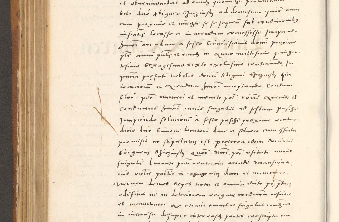 Zdjęcie nr 535 dla obiektu archiwalnego: Acta actorum, sententiarum tam diffinitivarum quam interloquutoriarum, decretorum, obligationum, quietationum et constitutionum procuratorum coram reverendo domino Andrea Przeczlauski scholastico vicarioque in spiritualibus generali Cracoviensi, ad annum Domini millesimum quingentesimum sexagesimum primum, cuius inditio quarta, pontidicatus Pii quarti, annus secundus, poeliciter sequuntur