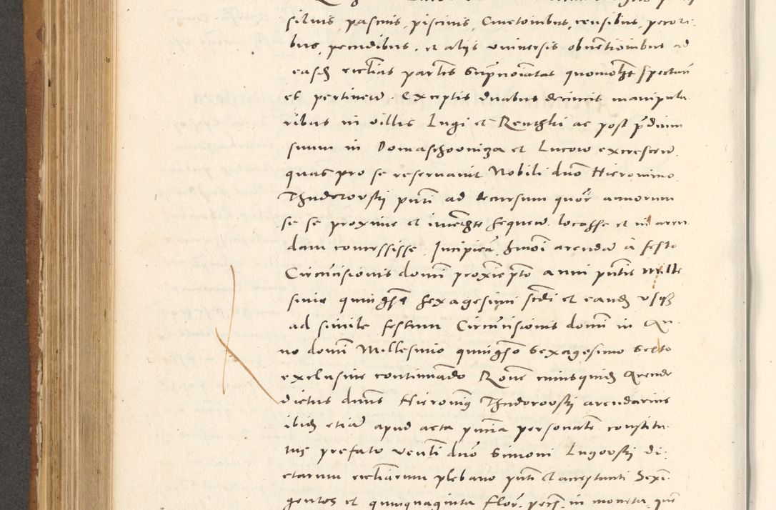 Zdjęcie nr 537 dla obiektu archiwalnego: Acta actorum, sententiarum tam diffinitivarum quam interloquutoriarum, decretorum, obligationum, quietationum et constitutionum procuratorum coram reverendo domino Andrea Przeczlauski scholastico vicarioque in spiritualibus generali Cracoviensi, ad annum Domini millesimum quingentesimum sexagesimum primum, cuius inditio quarta, pontidicatus Pii quarti, annus secundus, poeliciter sequuntur