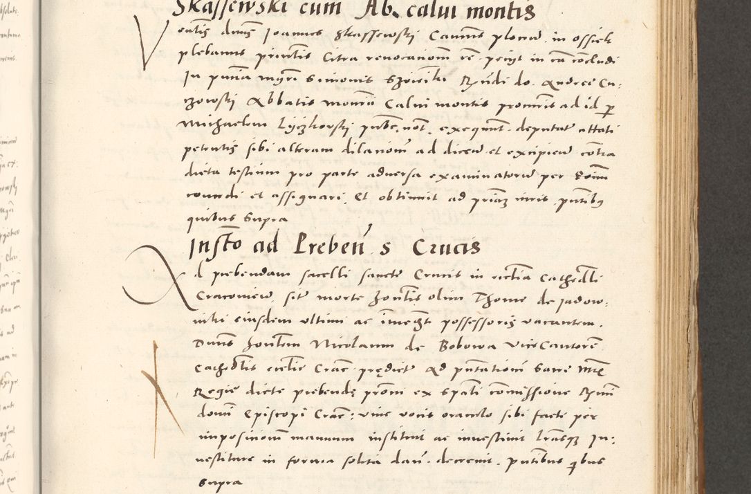Zdjęcie nr 530 dla obiektu archiwalnego: Acta actorum, sententiarum tam diffinitivarum quam interloquutoriarum, decretorum, obligationum, quietationum et constitutionum procuratorum coram reverendo domino Andrea Przeczlauski scholastico vicarioque in spiritualibus generali Cracoviensi, ad annum Domini millesimum quingentesimum sexagesimum primum, cuius inditio quarta, pontidicatus Pii quarti, annus secundus, poeliciter sequuntur