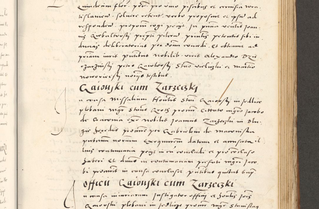 Zdjęcie nr 524 dla obiektu archiwalnego: Acta actorum, sententiarum tam diffinitivarum quam interloquutoriarum, decretorum, obligationum, quietationum et constitutionum procuratorum coram reverendo domino Andrea Przeczlauski scholastico vicarioque in spiritualibus generali Cracoviensi, ad annum Domini millesimum quingentesimum sexagesimum primum, cuius inditio quarta, pontidicatus Pii quarti, annus secundus, poeliciter sequuntur