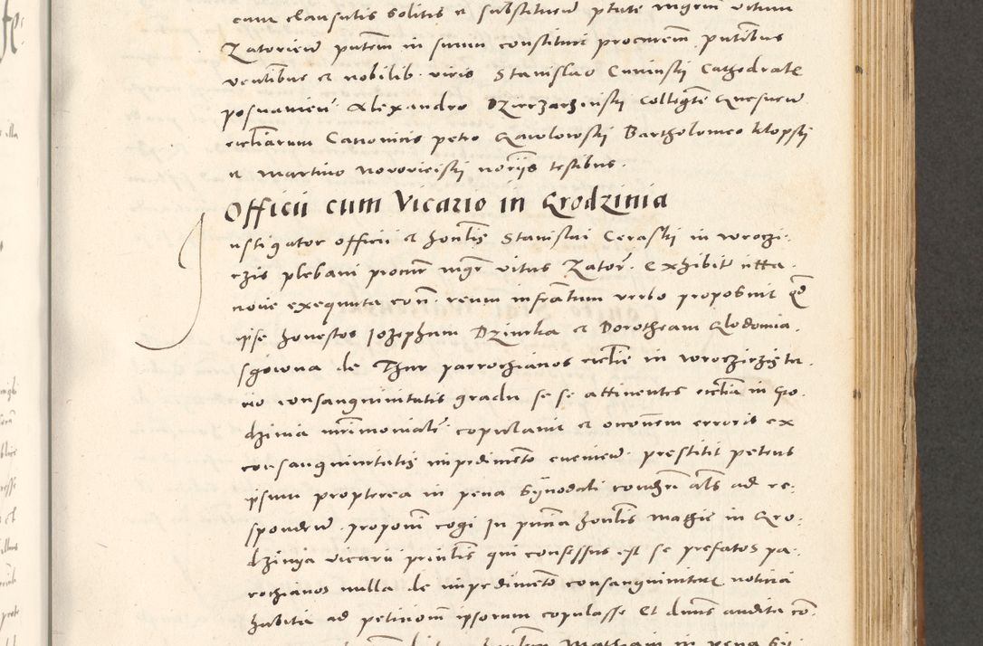 Zdjęcie nr 510 dla obiektu archiwalnego: Acta actorum, sententiarum tam diffinitivarum quam interloquutoriarum, decretorum, obligationum, quietationum et constitutionum procuratorum coram reverendo domino Andrea Przeczlauski scholastico vicarioque in spiritualibus generali Cracoviensi, ad annum Domini millesimum quingentesimum sexagesimum primum, cuius inditio quarta, pontidicatus Pii quarti, annus secundus, poeliciter sequuntur