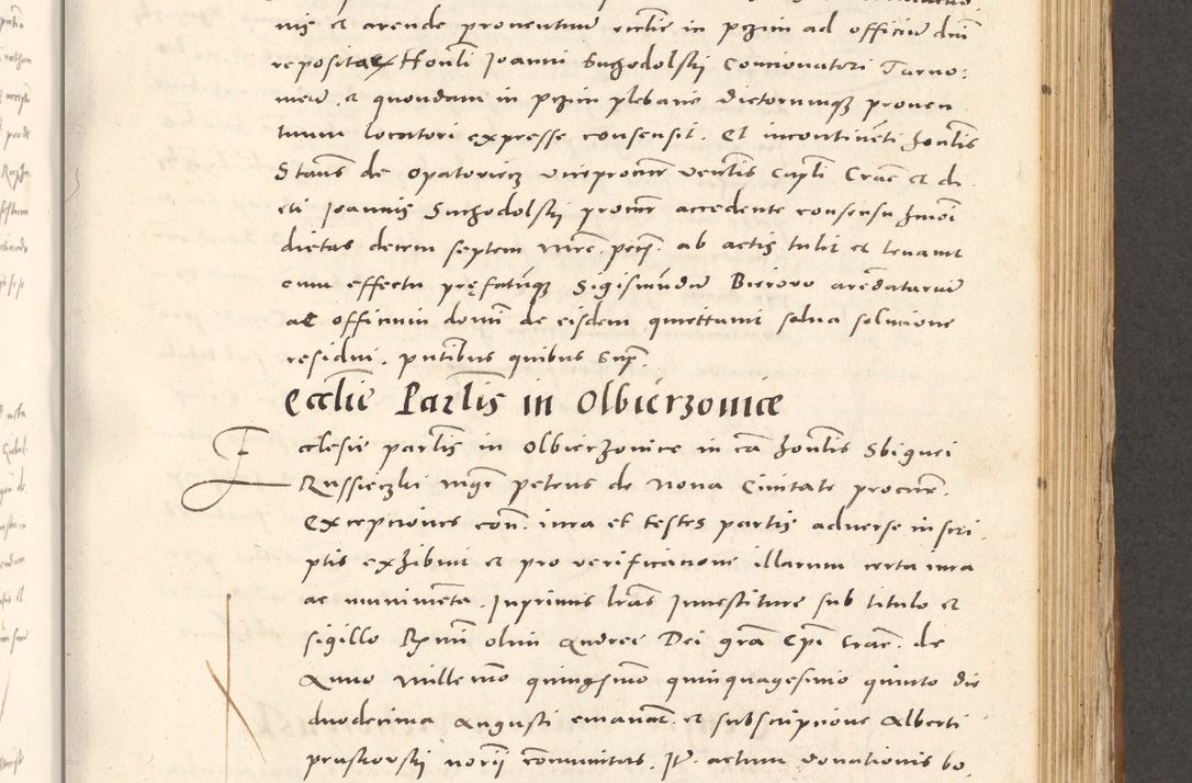Zdjęcie nr 512 dla obiektu archiwalnego: Acta actorum, sententiarum tam diffinitivarum quam interloquutoriarum, decretorum, obligationum, quietationum et constitutionum procuratorum coram reverendo domino Andrea Przeczlauski scholastico vicarioque in spiritualibus generali Cracoviensi, ad annum Domini millesimum quingentesimum sexagesimum primum, cuius inditio quarta, pontidicatus Pii quarti, annus secundus, poeliciter sequuntur