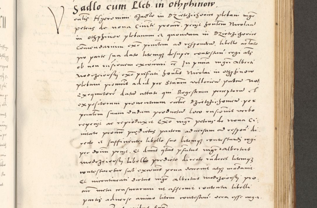 Zdjęcie nr 504 dla obiektu archiwalnego: Acta actorum, sententiarum tam diffinitivarum quam interloquutoriarum, decretorum, obligationum, quietationum et constitutionum procuratorum coram reverendo domino Andrea Przeczlauski scholastico vicarioque in spiritualibus generali Cracoviensi, ad annum Domini millesimum quingentesimum sexagesimum primum, cuius inditio quarta, pontidicatus Pii quarti, annus secundus, poeliciter sequuntur