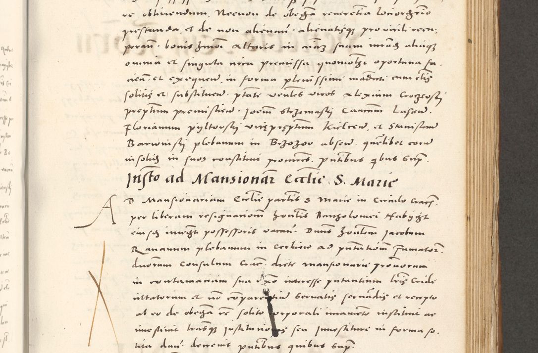 Zdjęcie nr 502 dla obiektu archiwalnego: Acta actorum, sententiarum tam diffinitivarum quam interloquutoriarum, decretorum, obligationum, quietationum et constitutionum procuratorum coram reverendo domino Andrea Przeczlauski scholastico vicarioque in spiritualibus generali Cracoviensi, ad annum Domini millesimum quingentesimum sexagesimum primum, cuius inditio quarta, pontidicatus Pii quarti, annus secundus, poeliciter sequuntur