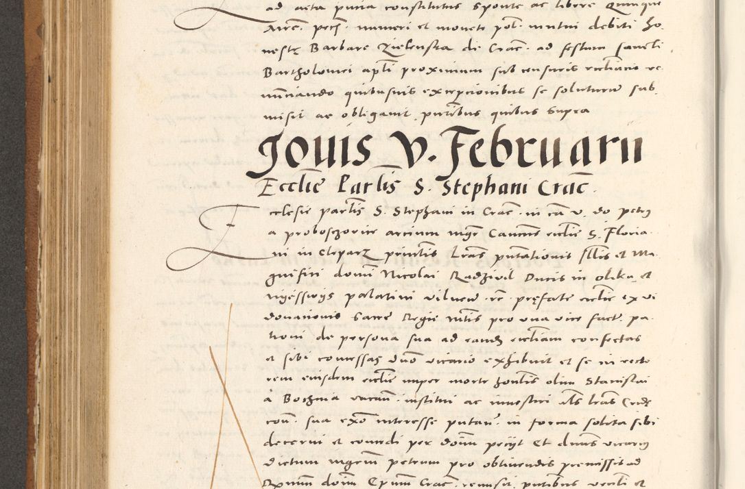 Zdjęcie nr 497 dla obiektu archiwalnego: Acta actorum, sententiarum tam diffinitivarum quam interloquutoriarum, decretorum, obligationum, quietationum et constitutionum procuratorum coram reverendo domino Andrea Przeczlauski scholastico vicarioque in spiritualibus generali Cracoviensi, ad annum Domini millesimum quingentesimum sexagesimum primum, cuius inditio quarta, pontidicatus Pii quarti, annus secundus, poeliciter sequuntur