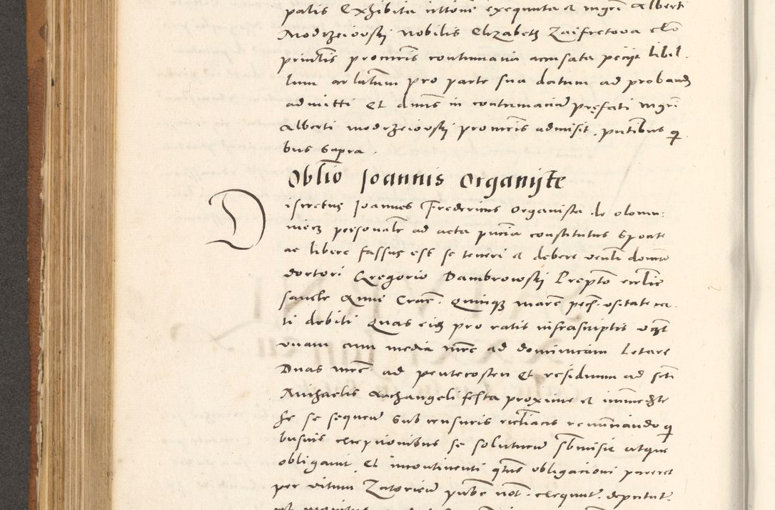 Zdjęcie nr 493 dla obiektu archiwalnego: Acta actorum, sententiarum tam diffinitivarum quam interloquutoriarum, decretorum, obligationum, quietationum et constitutionum procuratorum coram reverendo domino Andrea Przeczlauski scholastico vicarioque in spiritualibus generali Cracoviensi, ad annum Domini millesimum quingentesimum sexagesimum primum, cuius inditio quarta, pontidicatus Pii quarti, annus secundus, poeliciter sequuntur