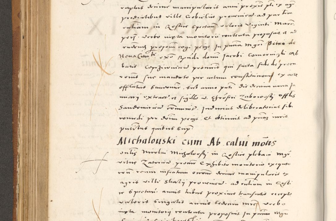 Zdjęcie nr 491 dla obiektu archiwalnego: Acta actorum, sententiarum tam diffinitivarum quam interloquutoriarum, decretorum, obligationum, quietationum et constitutionum procuratorum coram reverendo domino Andrea Przeczlauski scholastico vicarioque in spiritualibus generali Cracoviensi, ad annum Domini millesimum quingentesimum sexagesimum primum, cuius inditio quarta, pontidicatus Pii quarti, annus secundus, poeliciter sequuntur