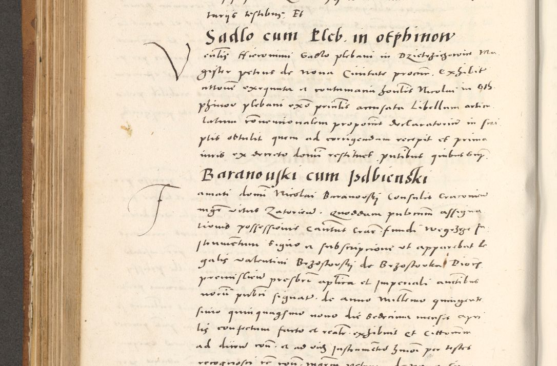 Zdjęcie nr 489 dla obiektu archiwalnego: Acta actorum, sententiarum tam diffinitivarum quam interloquutoriarum, decretorum, obligationum, quietationum et constitutionum procuratorum coram reverendo domino Andrea Przeczlauski scholastico vicarioque in spiritualibus generali Cracoviensi, ad annum Domini millesimum quingentesimum sexagesimum primum, cuius inditio quarta, pontidicatus Pii quarti, annus secundus, poeliciter sequuntur