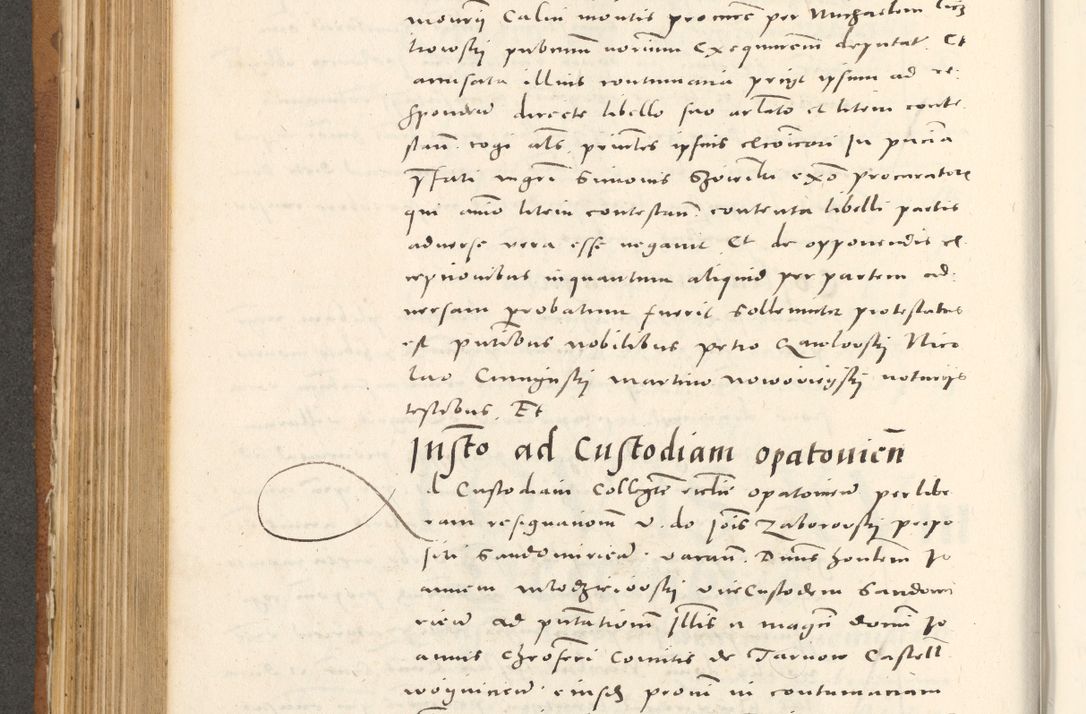Zdjęcie nr 473 dla obiektu archiwalnego: Acta actorum, sententiarum tam diffinitivarum quam interloquutoriarum, decretorum, obligationum, quietationum et constitutionum procuratorum coram reverendo domino Andrea Przeczlauski scholastico vicarioque in spiritualibus generali Cracoviensi, ad annum Domini millesimum quingentesimum sexagesimum primum, cuius inditio quarta, pontidicatus Pii quarti, annus secundus, poeliciter sequuntur