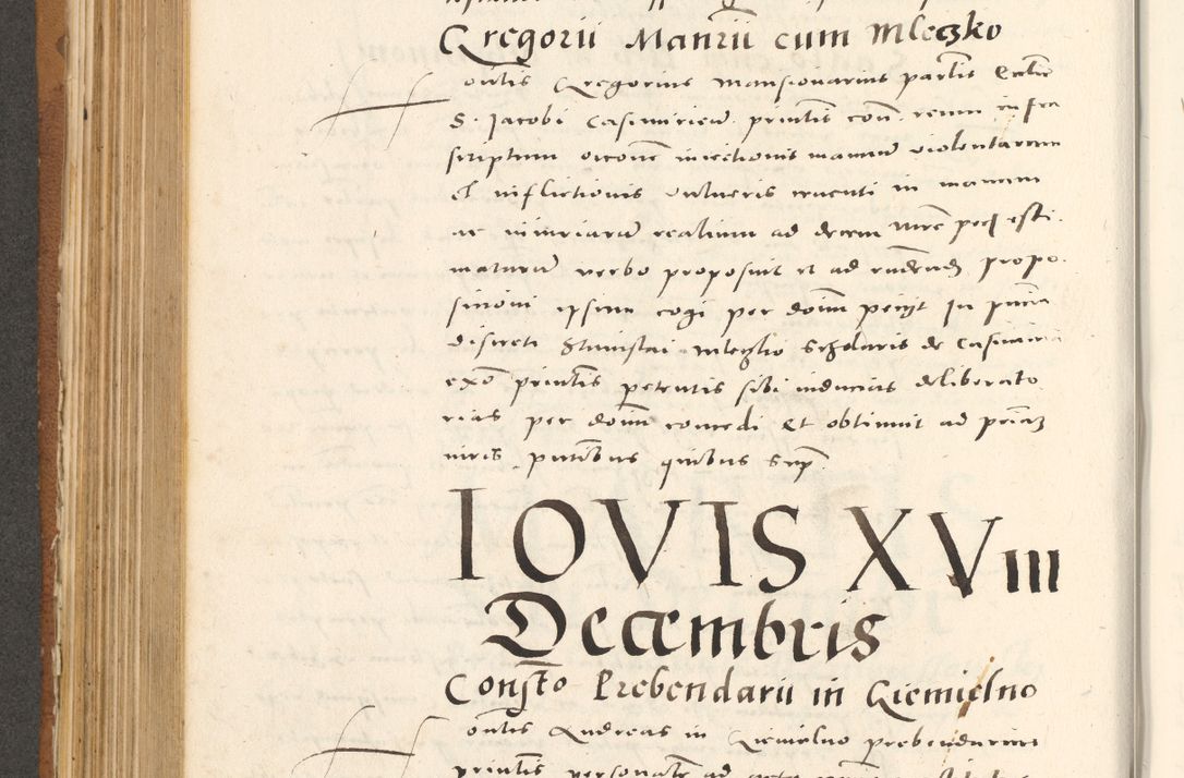 Zdjęcie nr 471 dla obiektu archiwalnego: Acta actorum, sententiarum tam diffinitivarum quam interloquutoriarum, decretorum, obligationum, quietationum et constitutionum procuratorum coram reverendo domino Andrea Przeczlauski scholastico vicarioque in spiritualibus generali Cracoviensi, ad annum Domini millesimum quingentesimum sexagesimum primum, cuius inditio quarta, pontidicatus Pii quarti, annus secundus, poeliciter sequuntur