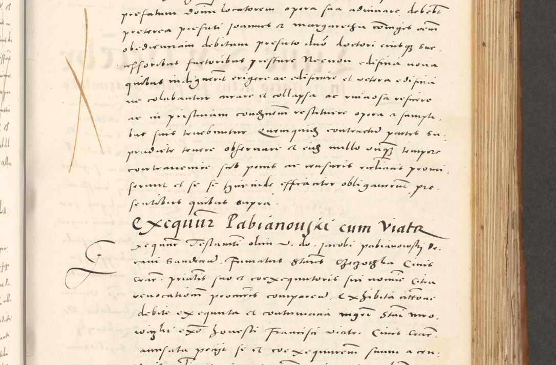 Zdjęcie nr 466 dla obiektu archiwalnego: Acta actorum, sententiarum tam diffinitivarum quam interloquutoriarum, decretorum, obligationum, quietationum et constitutionum procuratorum coram reverendo domino Andrea Przeczlauski scholastico vicarioque in spiritualibus generali Cracoviensi, ad annum Domini millesimum quingentesimum sexagesimum primum, cuius inditio quarta, pontidicatus Pii quarti, annus secundus, poeliciter sequuntur