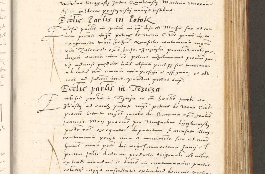 Zdjęcie nr 448 dla obiektu archiwalnego: Acta actorum, sententiarum tam diffinitivarum quam interloquutoriarum, decretorum, obligationum, quietationum et constitutionum procuratorum coram reverendo domino Andrea Przeczlauski scholastico vicarioque in spiritualibus generali Cracoviensi, ad annum Domini millesimum quingentesimum sexagesimum primum, cuius inditio quarta, pontidicatus Pii quarti, annus secundus, poeliciter sequuntur