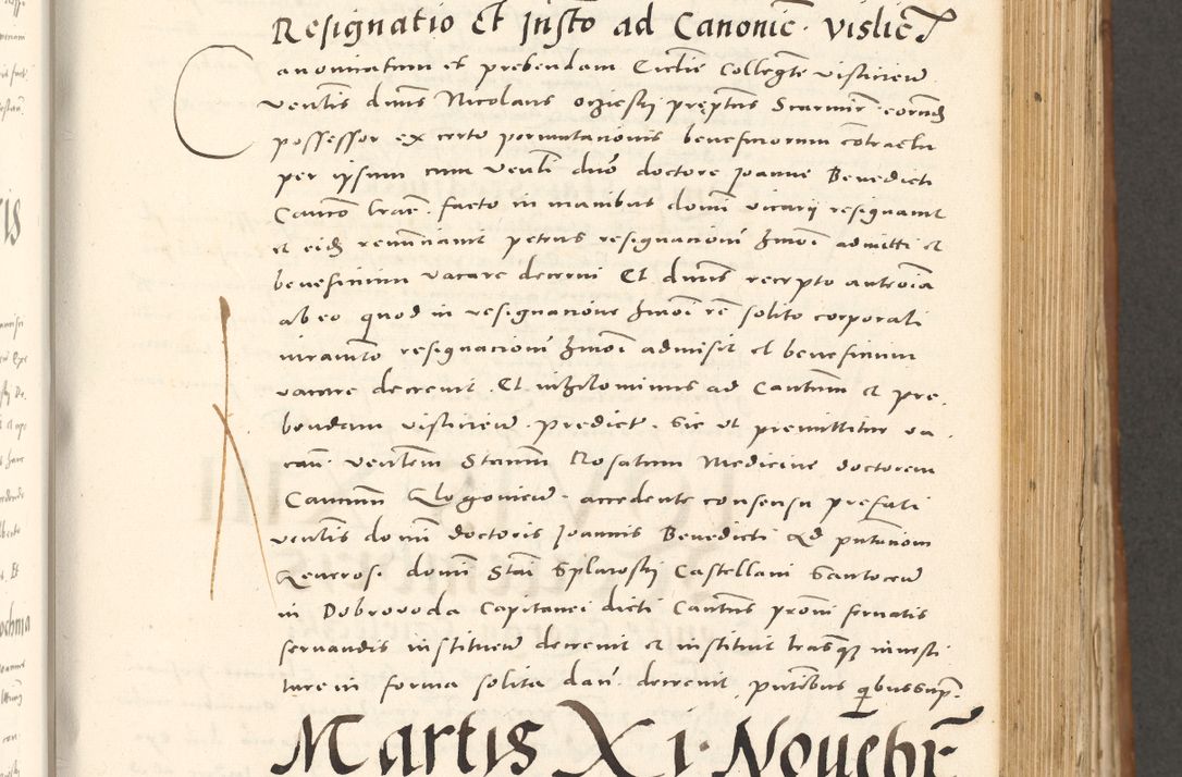 Zdjęcie nr 436 dla obiektu archiwalnego: Acta actorum, sententiarum tam diffinitivarum quam interloquutoriarum, decretorum, obligationum, quietationum et constitutionum procuratorum coram reverendo domino Andrea Przeczlauski scholastico vicarioque in spiritualibus generali Cracoviensi, ad annum Domini millesimum quingentesimum sexagesimum primum, cuius inditio quarta, pontidicatus Pii quarti, annus secundus, poeliciter sequuntur