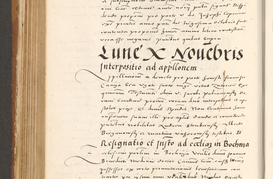 Zdjęcie nr 435 dla obiektu archiwalnego: Acta actorum, sententiarum tam diffinitivarum quam interloquutoriarum, decretorum, obligationum, quietationum et constitutionum procuratorum coram reverendo domino Andrea Przeczlauski scholastico vicarioque in spiritualibus generali Cracoviensi, ad annum Domini millesimum quingentesimum sexagesimum primum, cuius inditio quarta, pontidicatus Pii quarti, annus secundus, poeliciter sequuntur