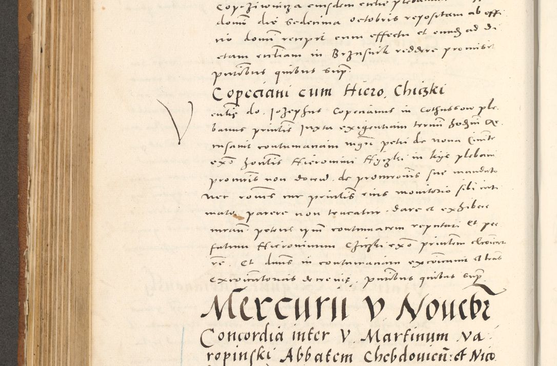 Zdjęcie nr 429 dla obiektu archiwalnego: Acta actorum, sententiarum tam diffinitivarum quam interloquutoriarum, decretorum, obligationum, quietationum et constitutionum procuratorum coram reverendo domino Andrea Przeczlauski scholastico vicarioque in spiritualibus generali Cracoviensi, ad annum Domini millesimum quingentesimum sexagesimum primum, cuius inditio quarta, pontidicatus Pii quarti, annus secundus, poeliciter sequuntur
